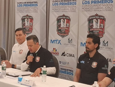 EL DEPORTE ES UNA PRIORIDAD PARA LA CAPITAL, AFIRMA MARCO BONILLA AL DAR A CONOCER LA CLÍNICA DE BASQUEBOL. 
