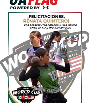 LA CHIHUAHUENSE RENATA QUINTERO REPRESENTARÁ A MÉXICO EN EL UA FLAG WORLD CUP 2026.