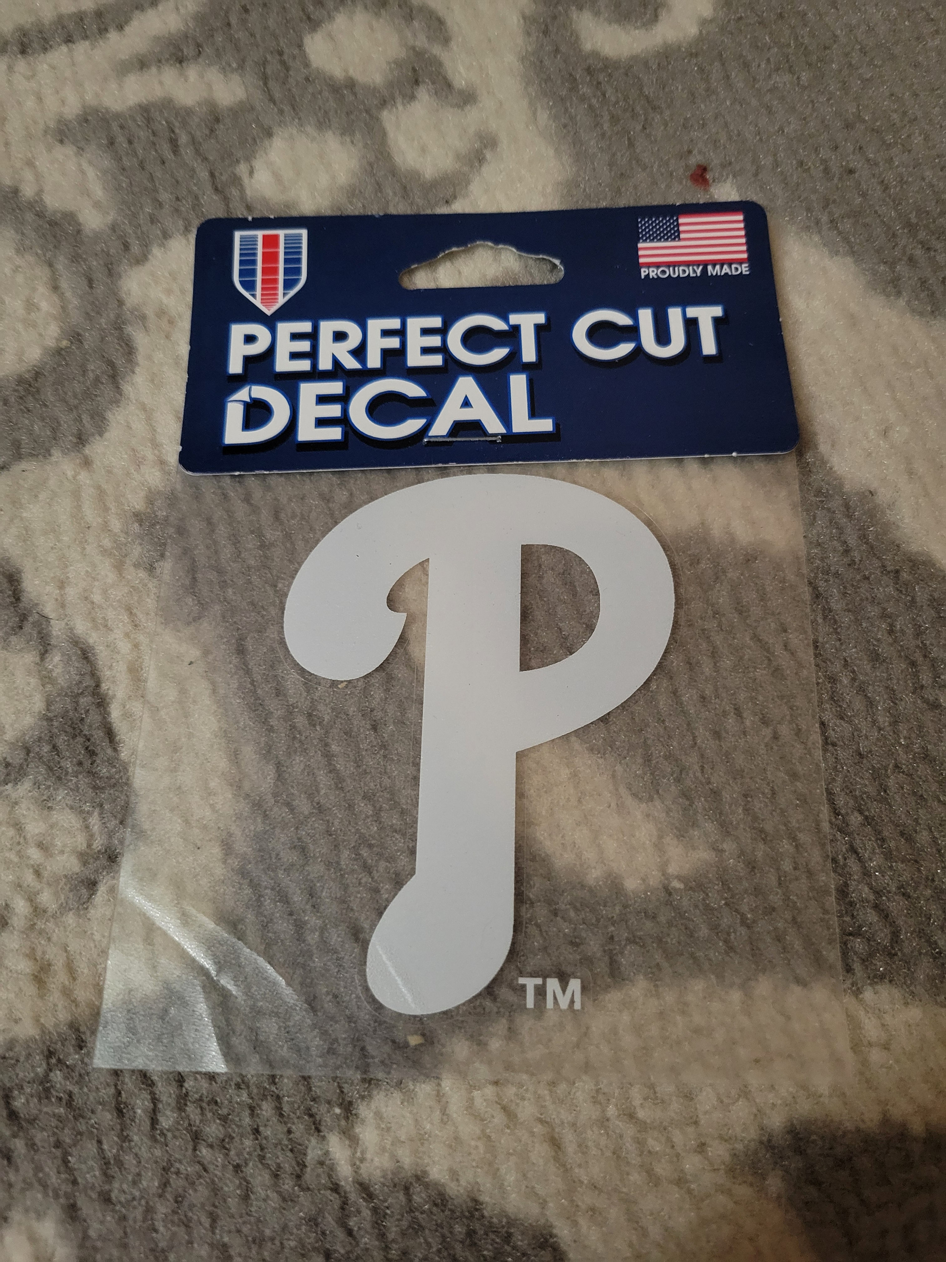 Philadelphia Phillies White Decal