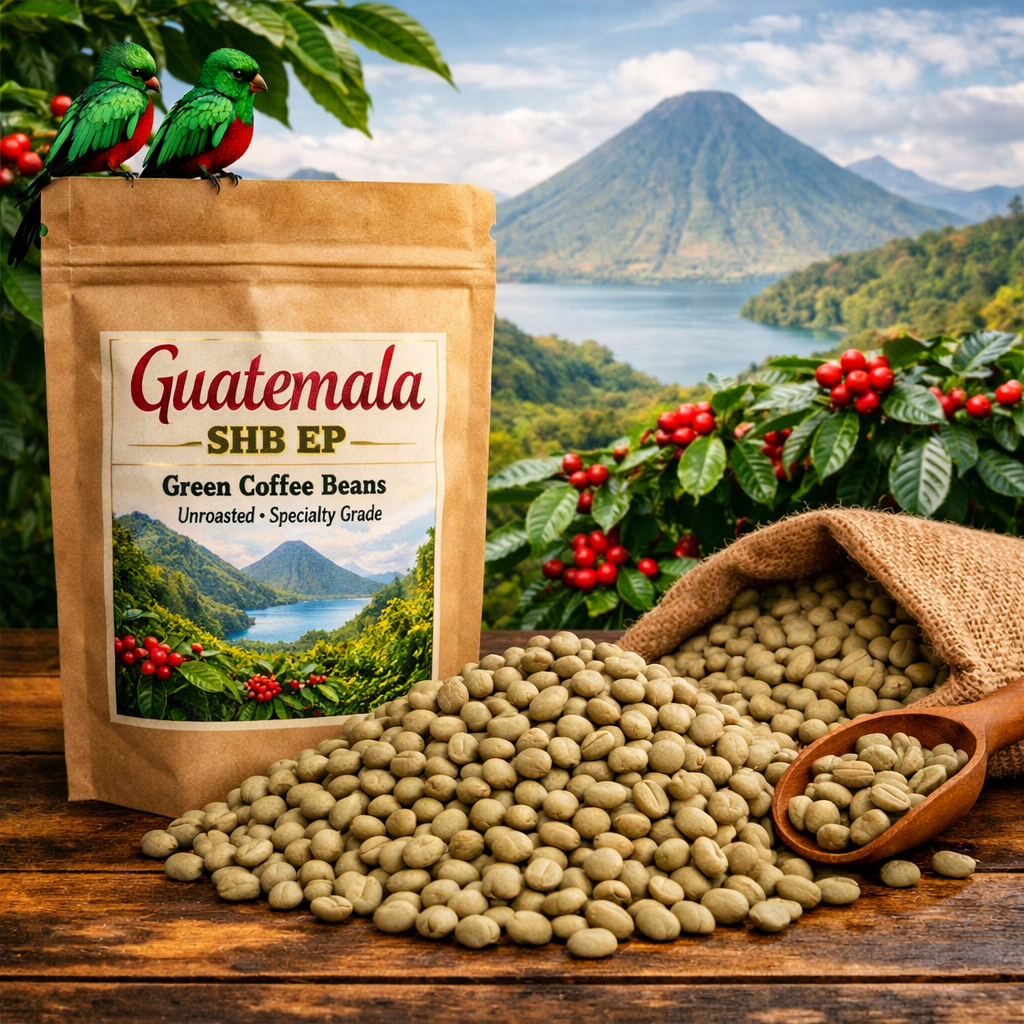 Guatemala SHB EP | Specialty Green Coffee Beans | Unroasted | High‑Altitude | Ho