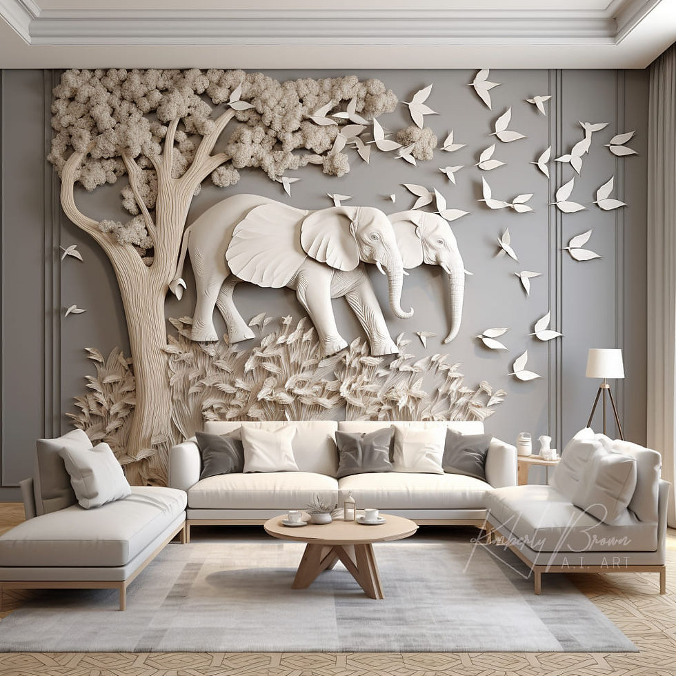Elephants & Birds