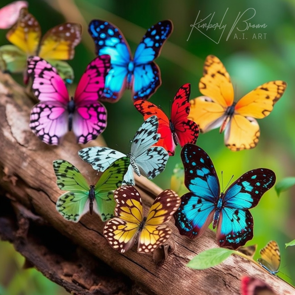 Butterflies on Tree