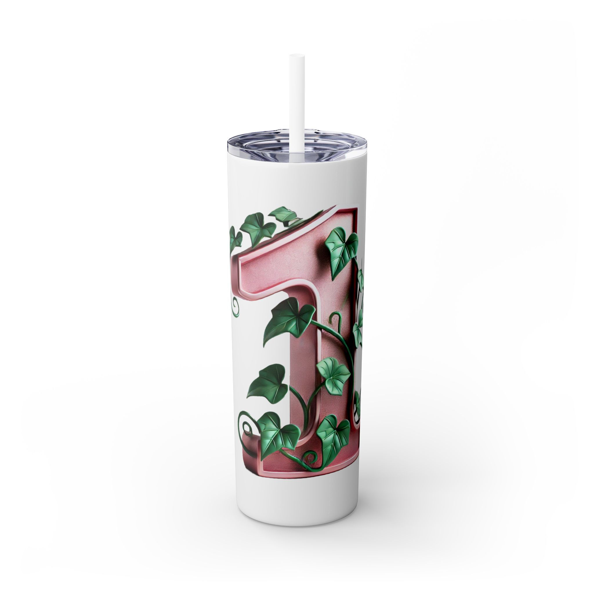 Skinny Tumbler with Straw, 20oz