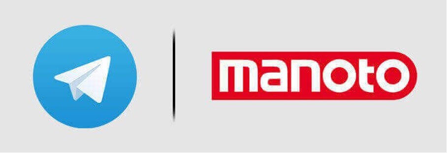 Telegram (solda) ve Manoto TV (sağda)