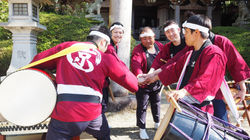 いつもの円陣！