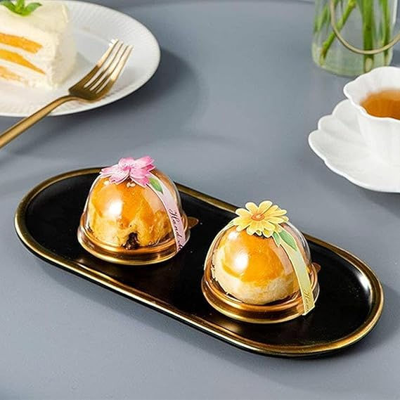 Miniatura: DOMO TARTA REDONDO DORADO