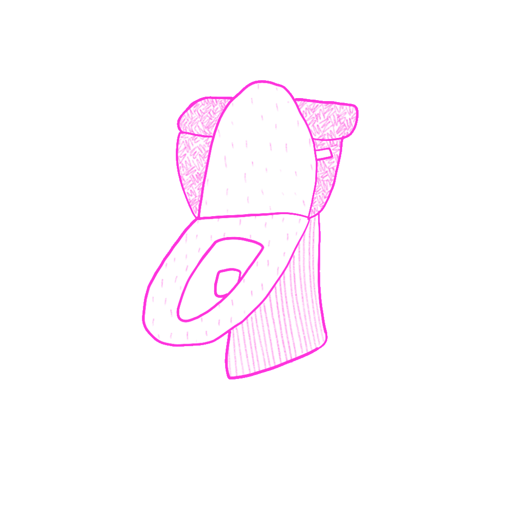 micro animation of a toilet