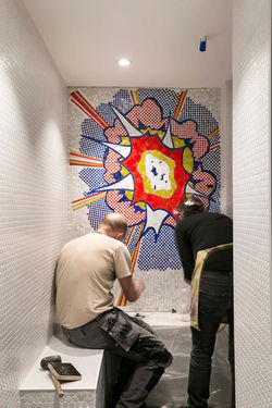 Mosaic Brussels - SDB Roy Lichstenstein (1)