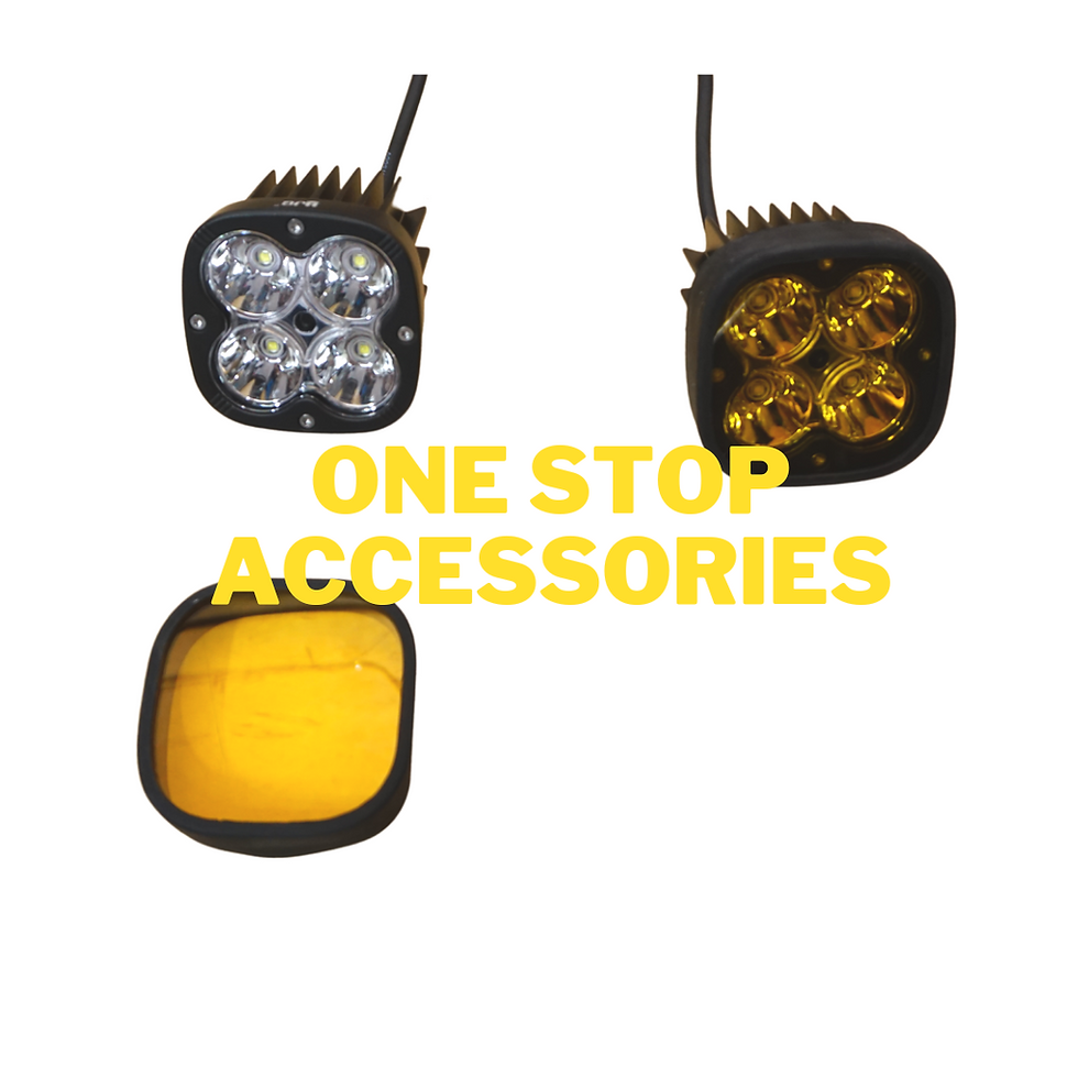 Thumbnail: 4 Led Square Fog Light ( With Yellow Cover ) - HJG