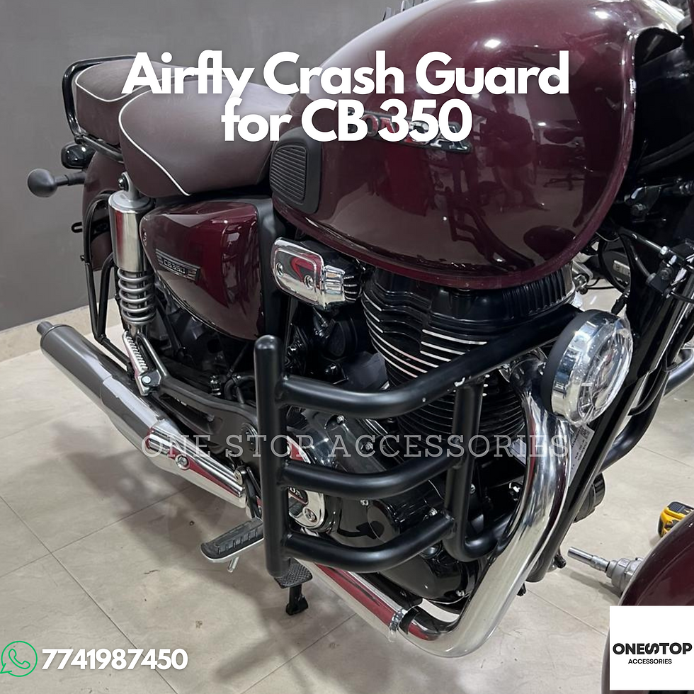 Thumbnail: Airfly Crash Guard For Honda CB 350 ( Black )
