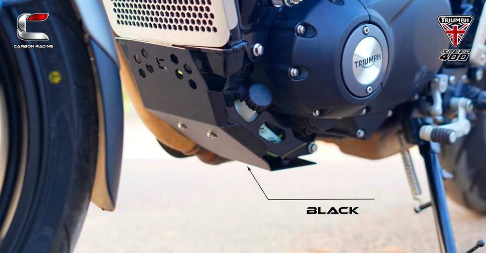 Premium Aluminium Bash Plate/Skid Plate for Triumph Speed 400 / Scrambler 400X

