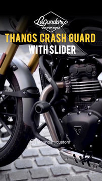 Thumbnail: LCB Triumph Speed 400 & Scrambler 400 X Thanos Crash guard With Slider