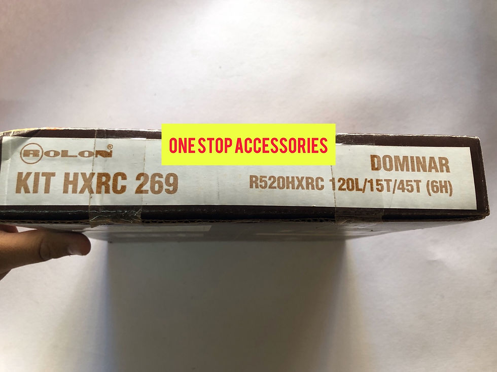 Thumbnail: Bajaj Dominar Rolon Brass Chain & Sprocket Kit 