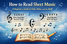 How to Read Sheet Music: A Beginner’s Guide to Clefs and Notes