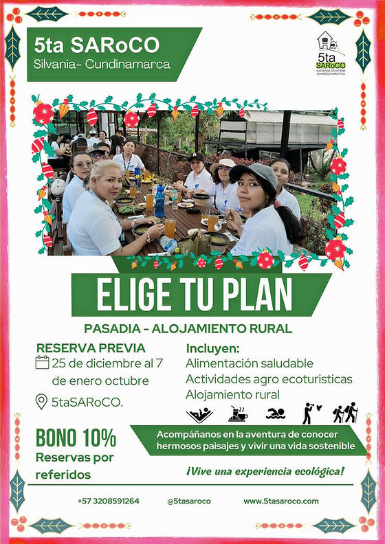 Pasadía o Alojamiento fin de año 2025