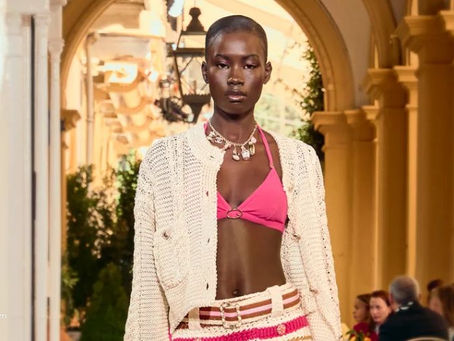 Nova tendência elegante que domina a moda praia