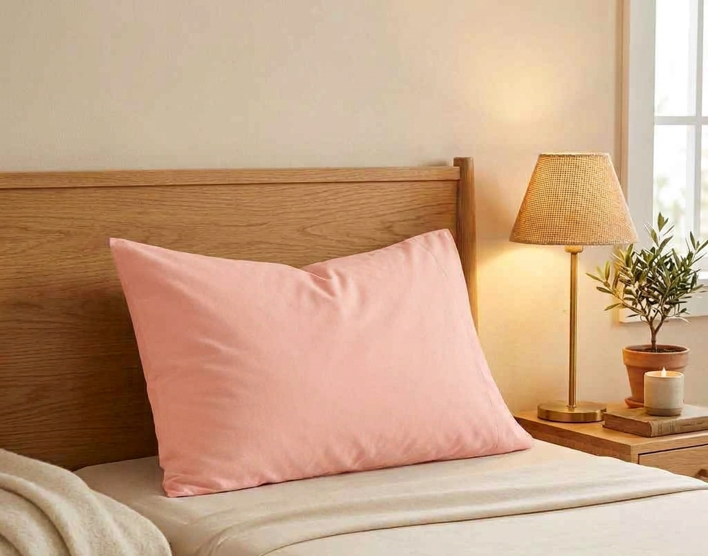 Daily 100% Cotton Pillow Case Salmon