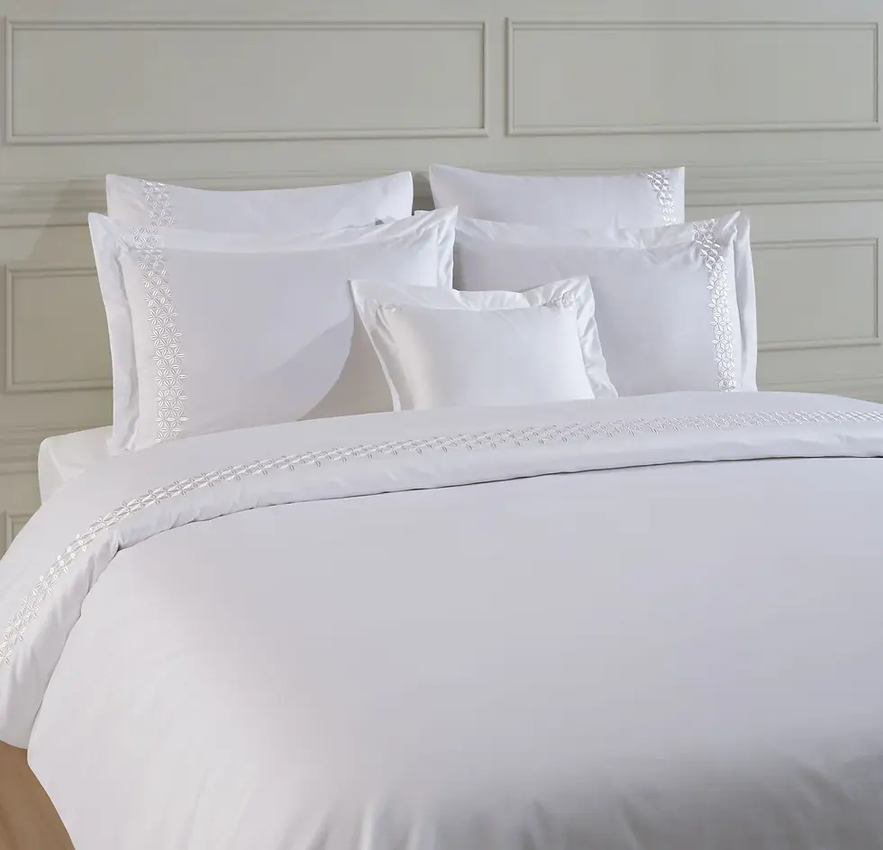 Thumbnail: Leyla Duvet Cover Set - White