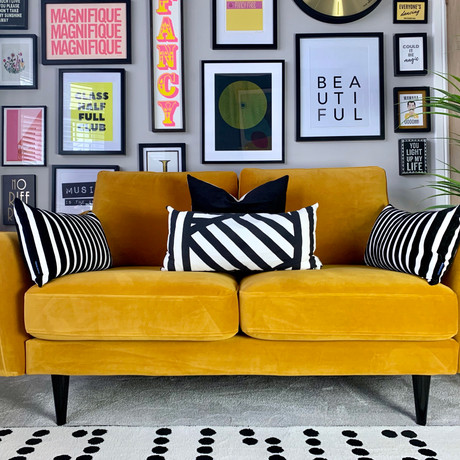 Introducing turmeric, a limited edition colourway by Snug - the sofa in a box company