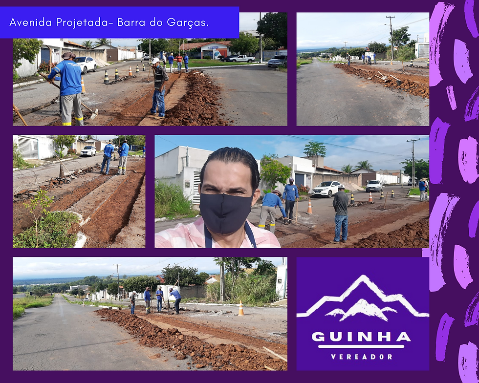 Avenida Projetada - Ouro Fino