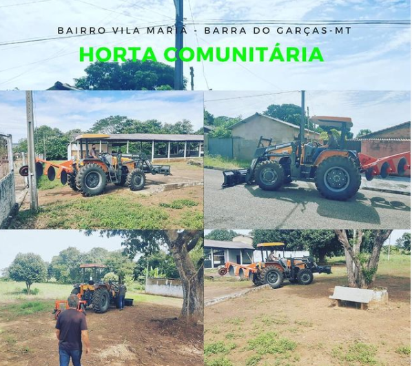 Horta Comunitária no Bairro Vila Maria