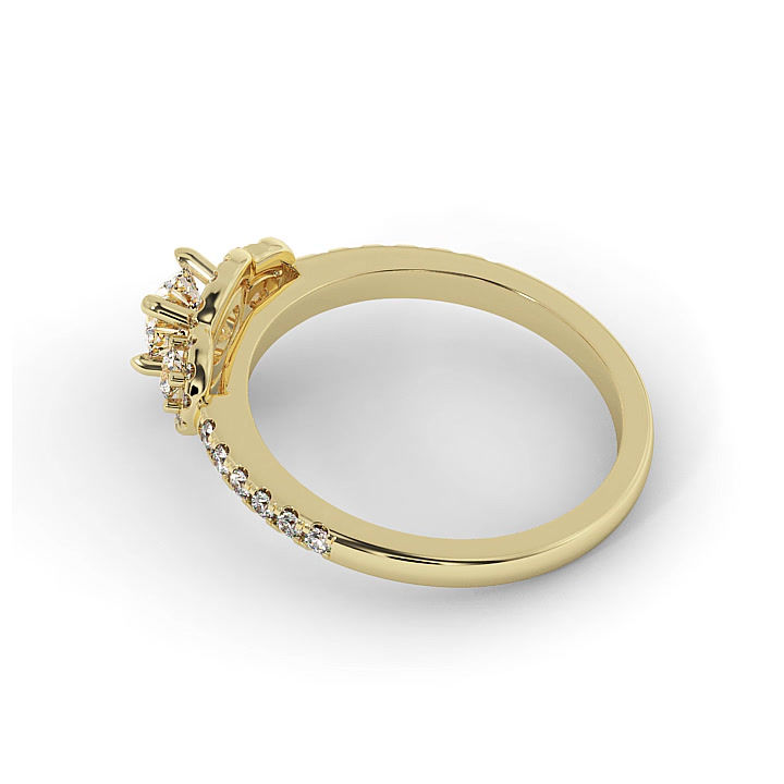 Thumbnail: Lisa  |  Gold Diamond Ring