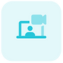 icon of virtual meeting