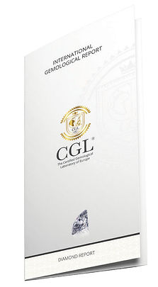 gemology certificate  closed paper