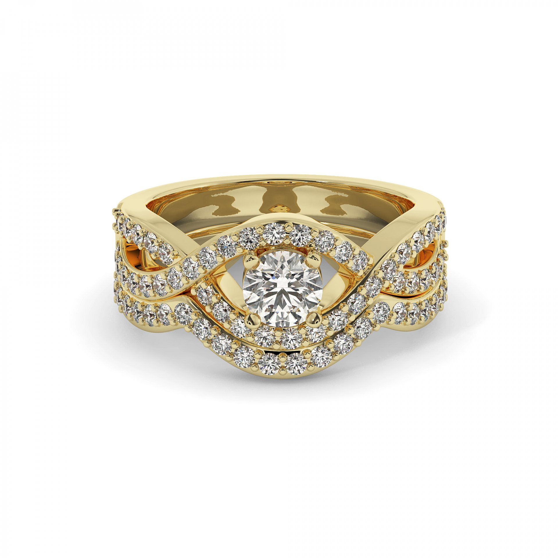 Marie  |  Gold Diamond Ring