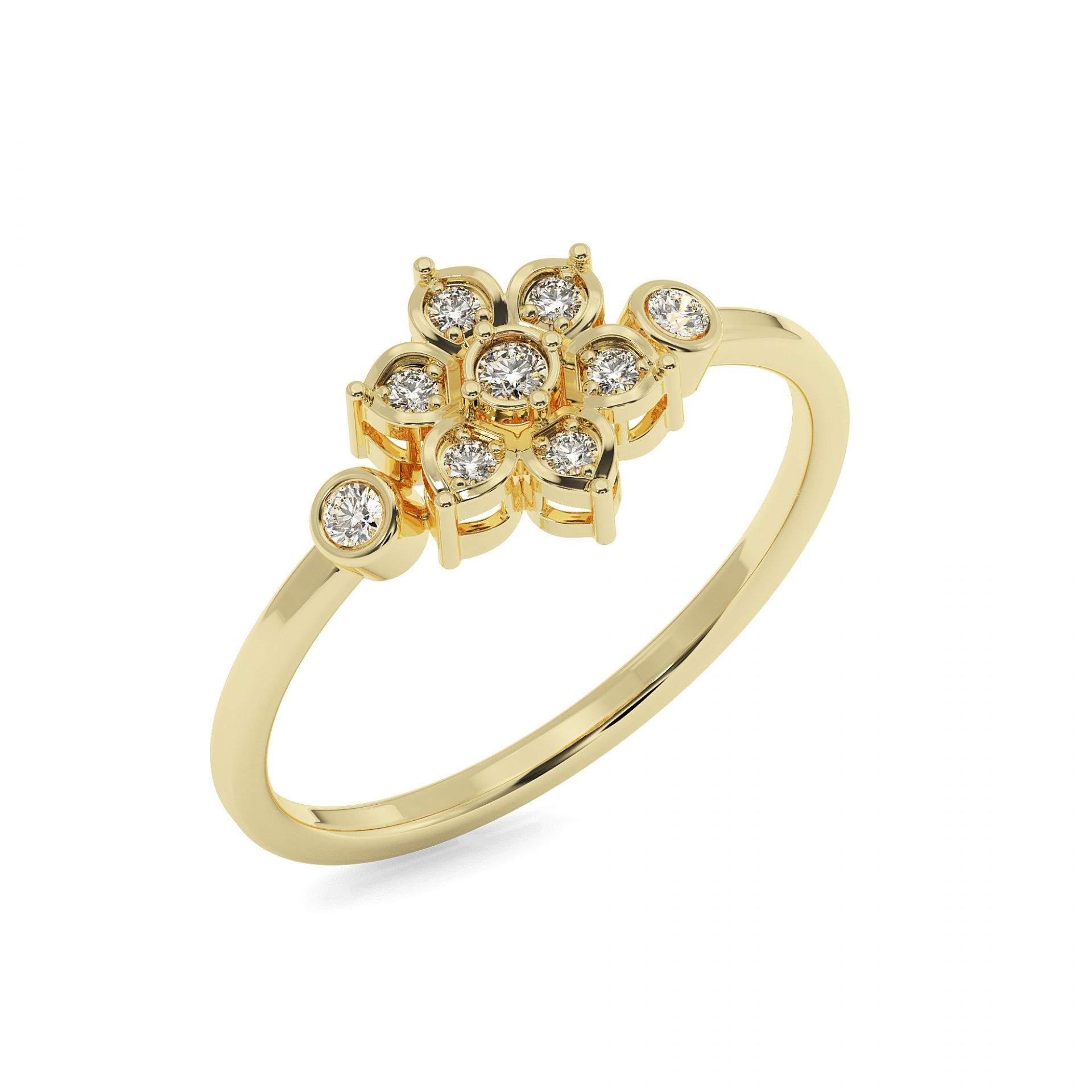 Charlotte  | Gold Diamond Ring