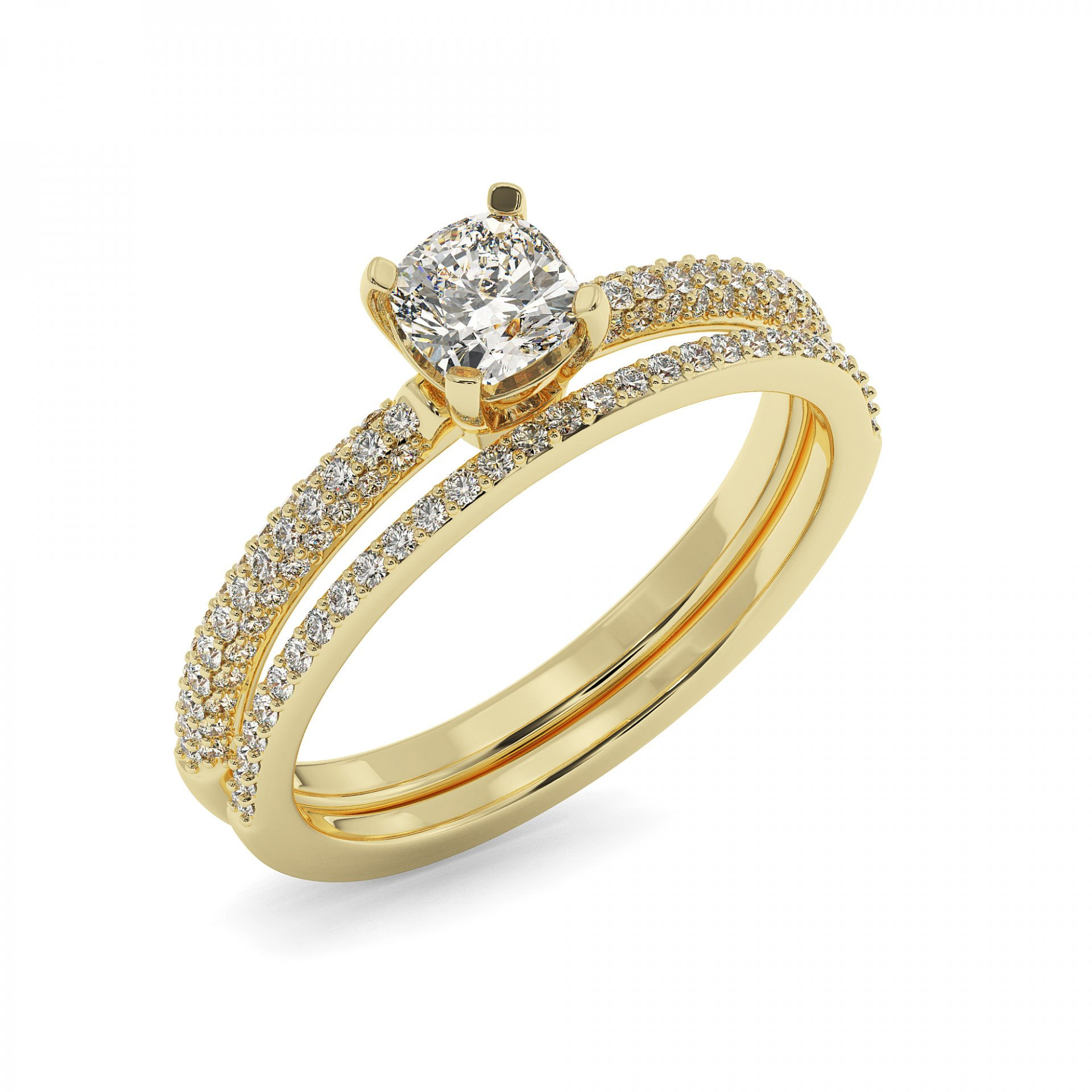 Margaret Q  |  Gold Diamond Ring