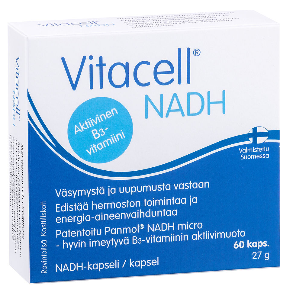 Thumbnail: Hankintatukku Vitacell NADH capsules 60's