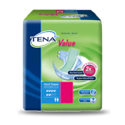 TENA Value Large Carton (8 packs x 10's)