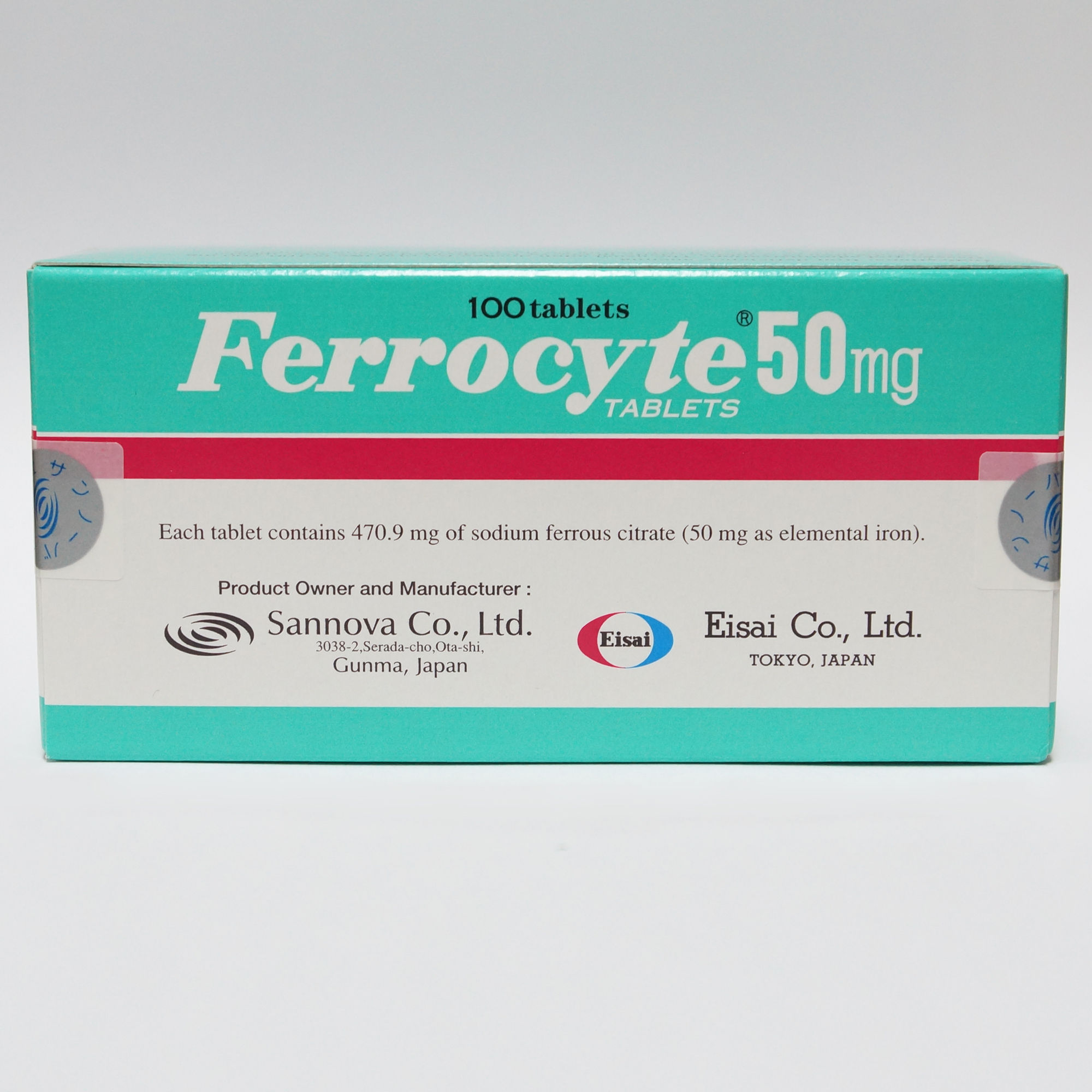 Ferrocyte Tablet (Iron Citrate) 100's