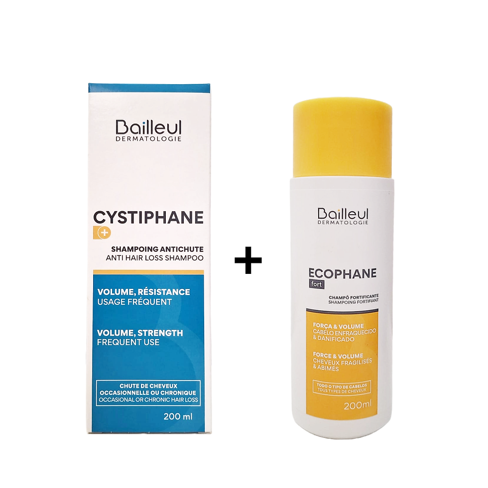 (Bundle) Ecophane Shampoo 200mL + Cystiphane Shampoo 200mL