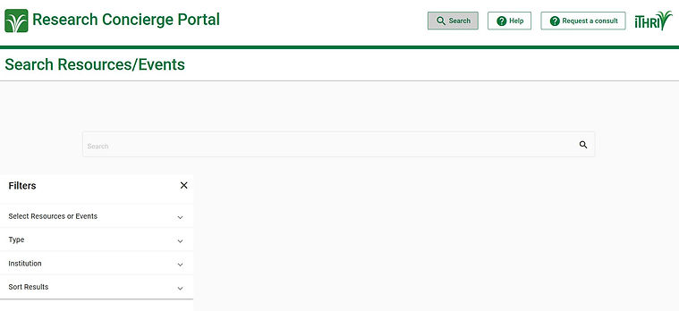 Search page in the iTHRIV Portal. portal.iTHRIV.org
