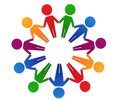 People working together, community engagement in health research.