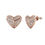 Thumbnail: Premium Austrian Crystal Jewelry Love Heart Stud Earrings