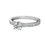 الصورة المصغرة: Luxury Elise Big Stone Lucky Ring Gold Plated Made With Swarovski Crystals