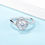 Miniatura: 1CT Moissanite Heart Flower D Color Diamond Fine Luxury Jewelry 925 Sterling