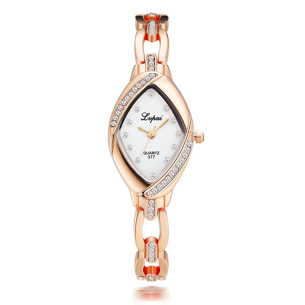 Thumbnail: Casual Luxury Watch Ellipse Diamond Creative Quartz 