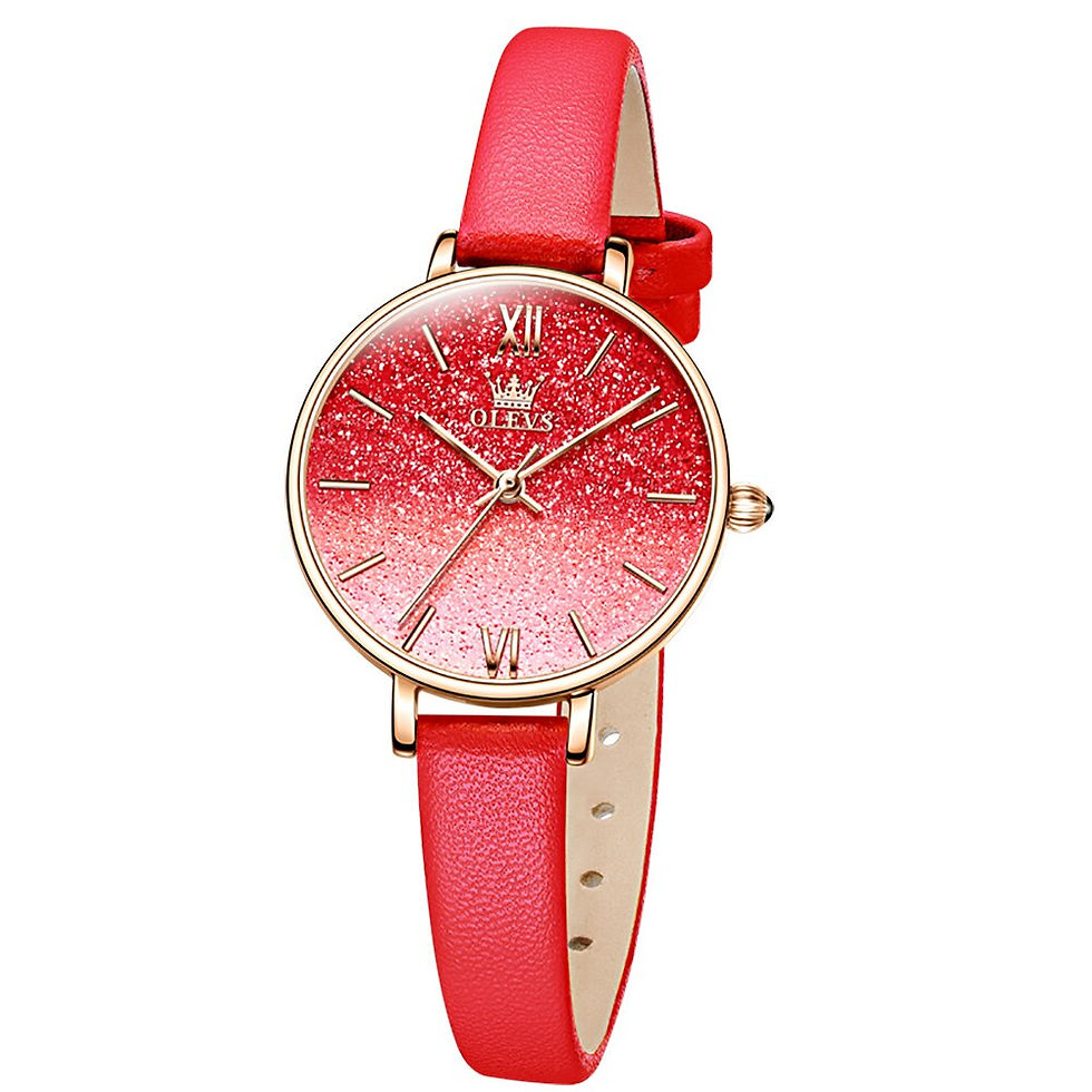 Miniatura: OLEVS Watch for Women Thin Ladies Watch Waterproof Quartz Wrist Watch