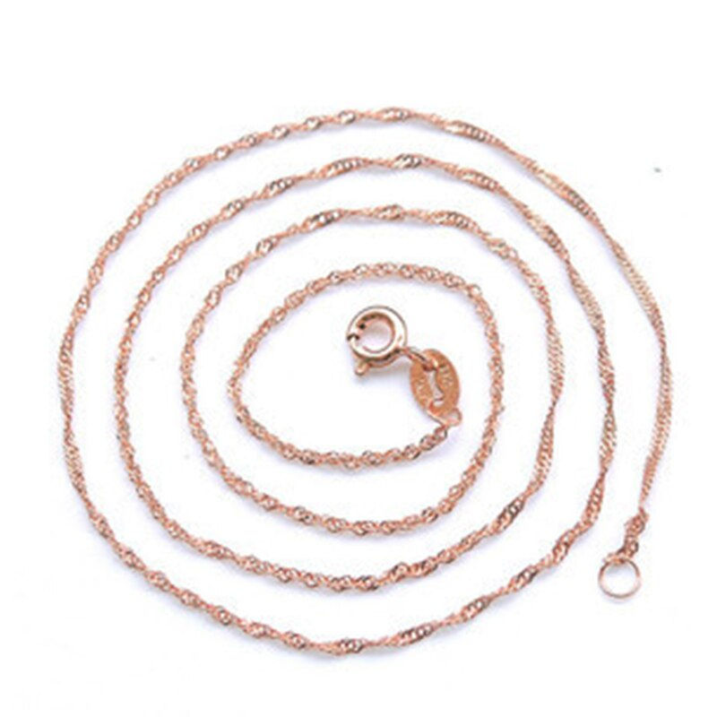 Miniatura: Classic Silver 925 Necklace Ring With Water Drop Shape Pink Rose Quartz Zircon