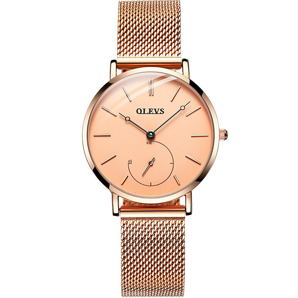 Thumbnail: OLEVS Classic Analog Quartz Watch  Casual Luminous Waterproof Wrist Watch