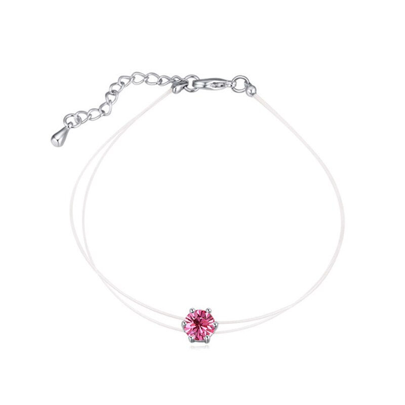 Miniatura: Crystals From Swarovski Elements Charm Bracelets Bangles Fishing Line Chain 