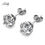 Прев'ю: Brilliant Quality Moissanite Diamond 925 Sterling Silver Elegant Rose Earring
