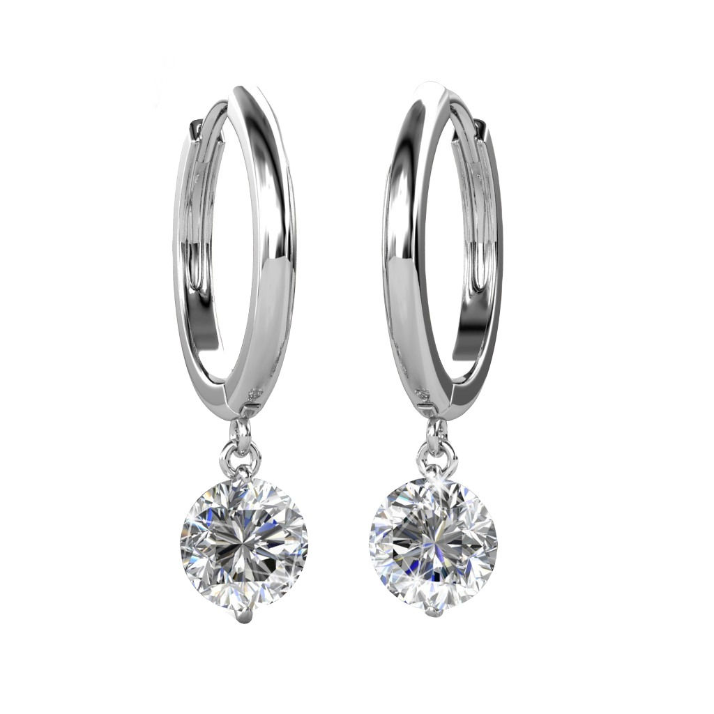 Destiny Fashion Earrings Embellished With Swarovski Crystals