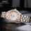 Миниатюра: Quartz Watches Fashion Luxury Round Dial Rose Gold Watch for Clock Montre Femme