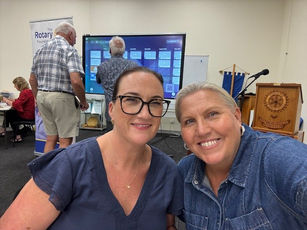 Inducted Into Rotary