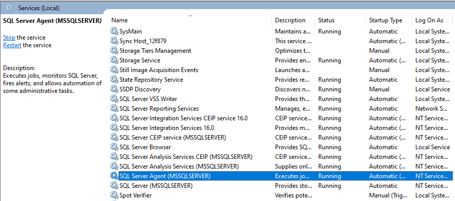 SQL Server Jobs With The SQL Agent